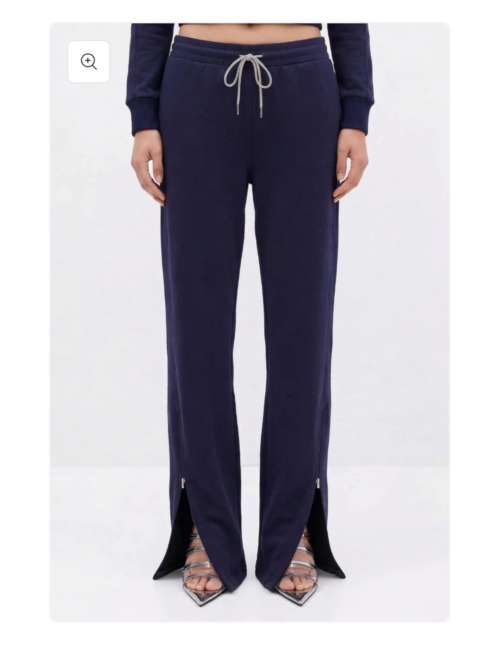 AREA Navy Drawstring Track Pants